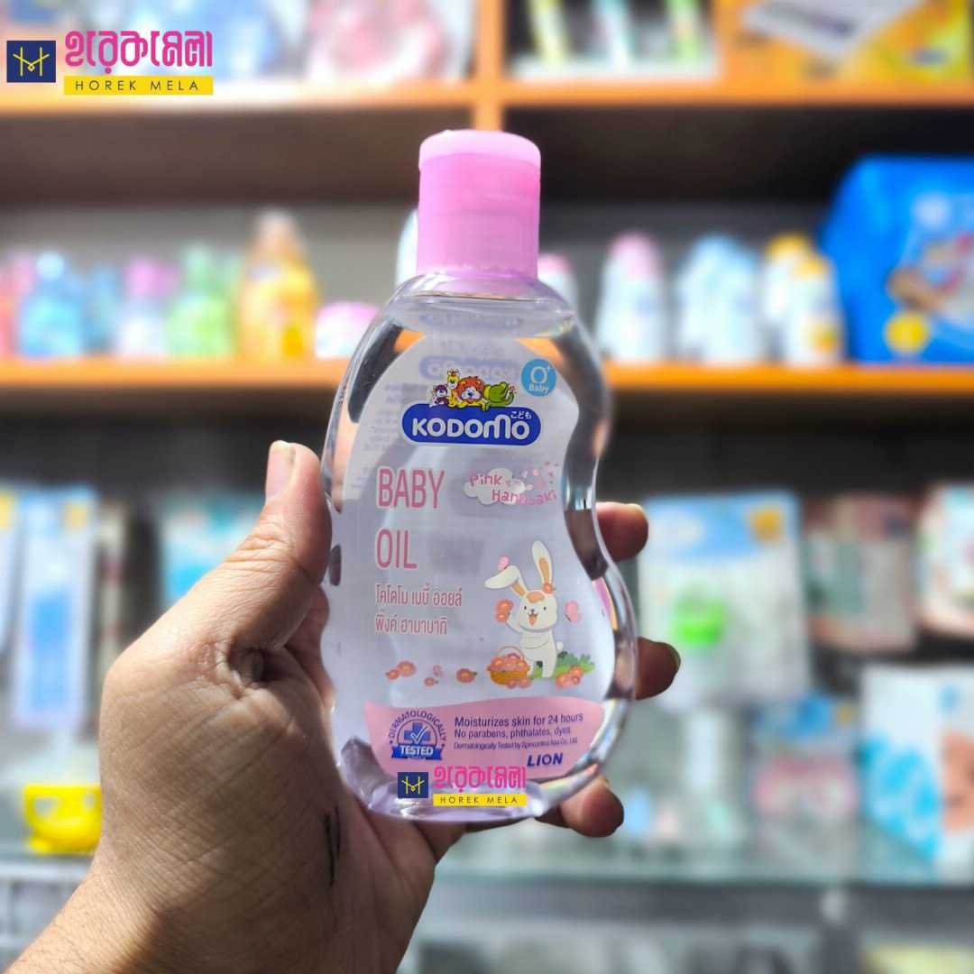 Kodomo,Baby,Oil,Pink,Hanabaki,-200,ML